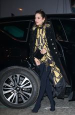 MARION COTILLARD Arrives at Diner du Cinema - Madame Figaro in Paris 04/12/2019