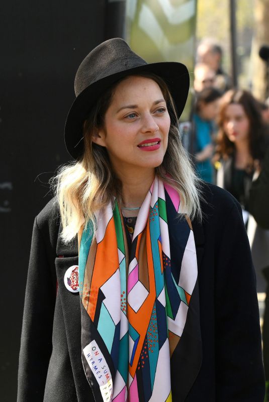 MARION COTILLARD at Tribute to Agnes Varda in Paris 04/02/2019
