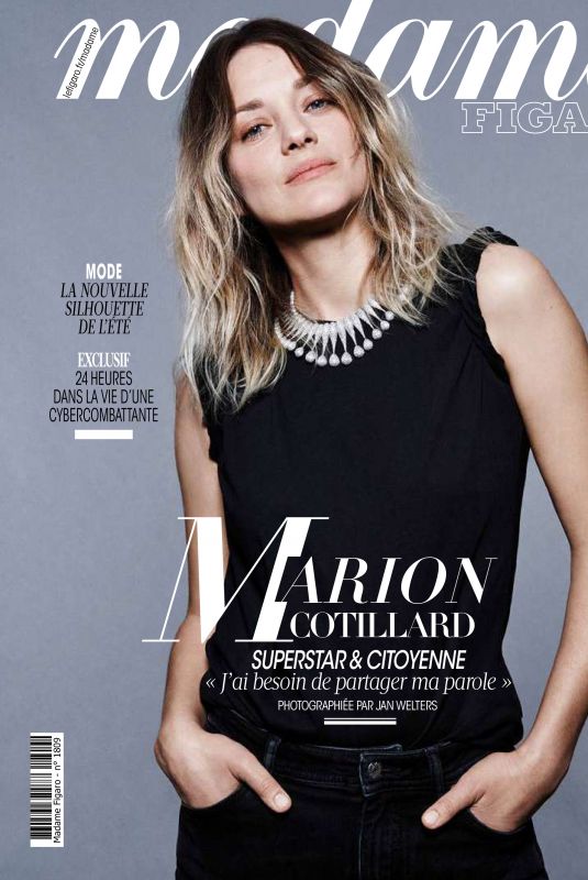 MARION COTILLARD in Madame Figaro Magazine, April 2019