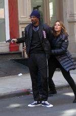 MARISKA HARGITAY and KELLI GIDDISH on the Set of Law and Order: Special Victims Unit 04/01/2019