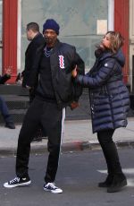 MARISKA HARGITAY and KELLI GIDDISH on the Set of Law and Order: Special Victims Unit 04/01/2019
