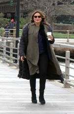 MARISKA HARGITAY on the Set of Law and Order: Special Victims Unit 04/17/2019