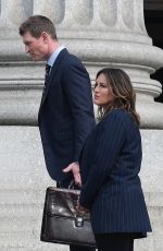 MARISKA HARGITAY on the Set of Law and Order: SVU in New York 04/23/2019