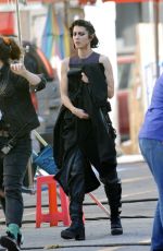 MARY ELIZABETH WINSTEAD on the Set of Birds of Prey in Los Angeles 03/31/2019