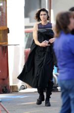 MARY ELIZABETH WINSTEAD on the Set of Birds of Prey in Los Angeles 03/31/2019