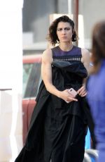 MARY ELIZABETH WINSTEAD on the Set of Birds of Prey in Los Angeles 03/31/2019