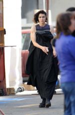 MARY ELIZABETH WINSTEAD on the Set of Birds of Prey in Los Angeles 03/31/2019