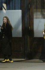 MARY KATE and ELIZABEYH OLSEN Out in New York 04/03/2019