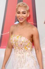 MEAGAN GOOD at Shazam Premiere in Hollywood 03/28/2019