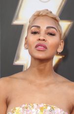 MEAGAN GOOD at Shazam Premiere in Hollywood 03/28/2019