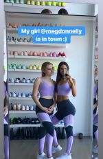 MEG DONNELLY and JEN SELTER Working at a Gym - Instagram Pictures and Video, April 2019