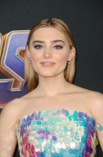 MEG DONNELLY at Avengers: Endgame Premiere in Los Angeles 04/22/2019
