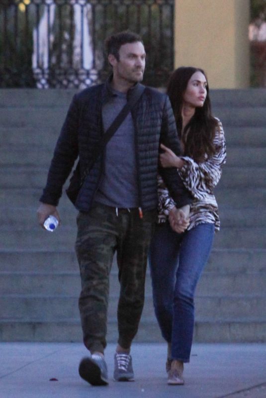 MEGAN FOX and Brian Austin Green Out in Los Angeles 04/02/2019