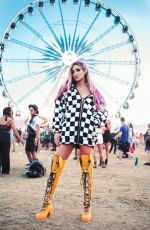 MEGAN PORMER at Coachella Festival in Indio 04/14/2019