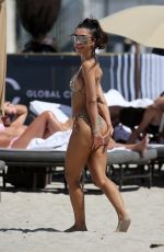 METISHA SCHAEFER in Bikini at a Beach in Miami 04/18/2019
