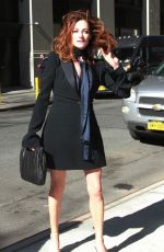 MICHELLE GOMEZ Arrives at Buzzfeed Office in New York 04/03/2019
