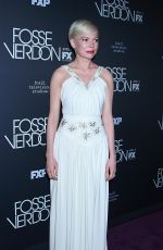 MICHELLE WILLIAMS at Fosse/Verdon Show Premiere in New York 04/08/2019