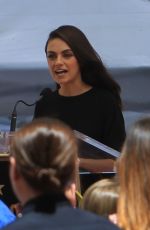MILA KUNIS at Seth Macfarlane