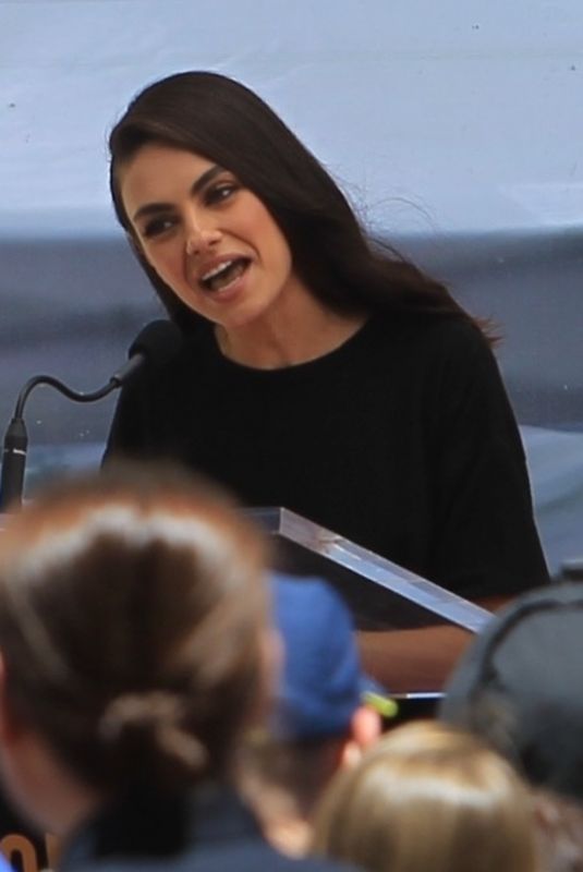 MILA KUNIS at Seth Macfarlane
