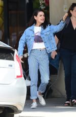 MILA KUNIS in Double Denim Out in Studio City 04/11/2019