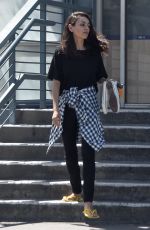 MILA KUNIS Leaves Nail Spa in Studio City 04/18/2019