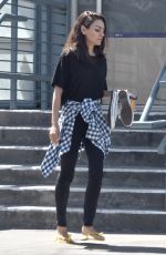 MILA KUNIS Leaves Nail Spa in Studio City 04/18/2019