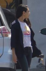 MILA KUNIS Out and About in Studio City 04/26/2019