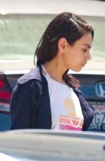 MILA KUNIS Out and About in Studio City 04/26/2019