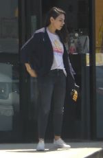 MILA KUNIS Out and About in Studio City 04/26/2019