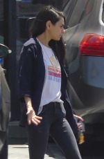 MILA KUNIS Out and About in Studio City 04/26/2019