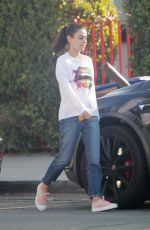 MILA KUNIS Out in Los Angeles 04/02/2019
