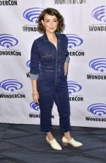 MILANA VAYNTRUB at Marvel Rising Press Line at WonderCon in Anaheim 03/31/2019