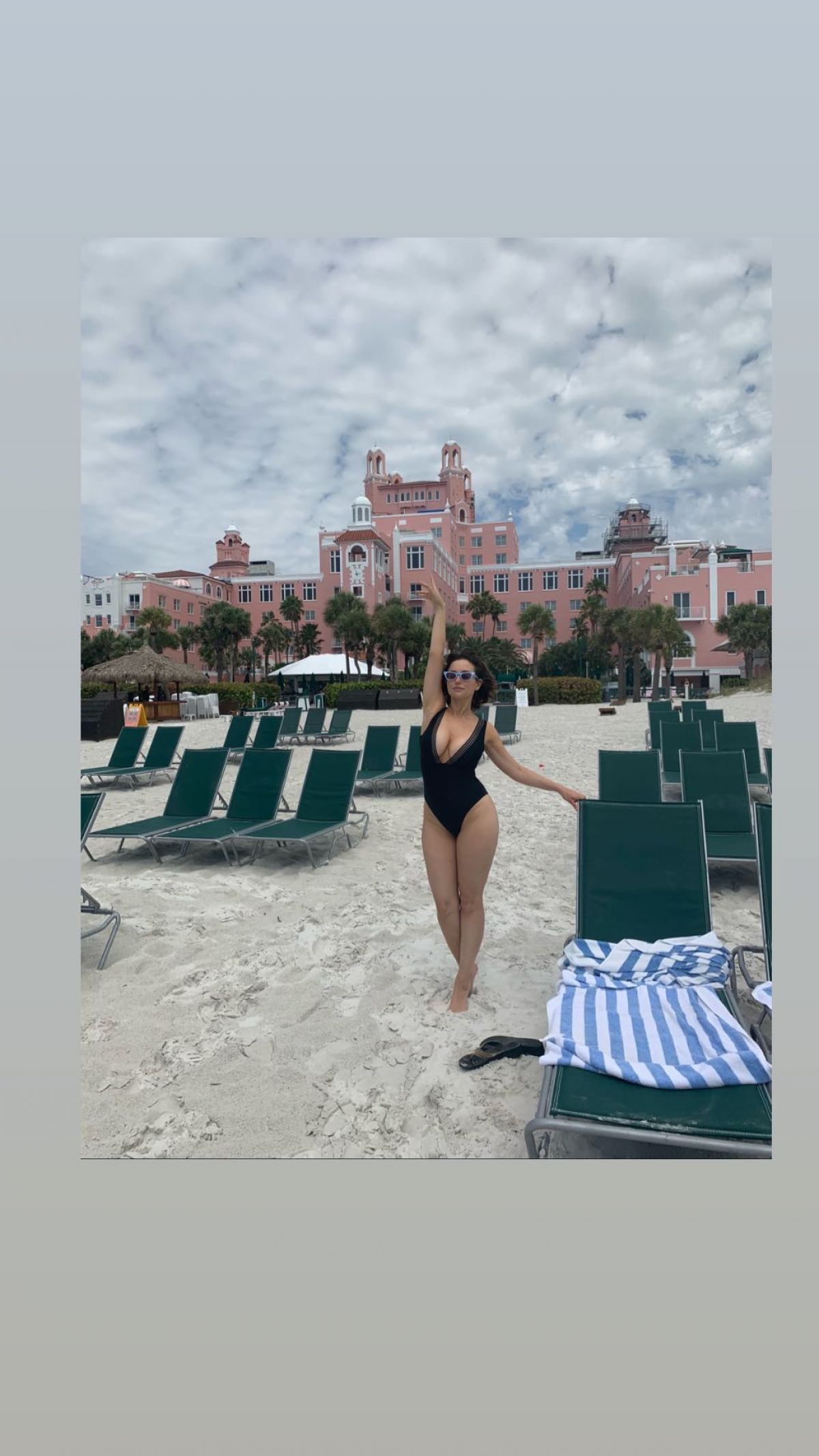 MILANA VAYNTRUB in Swimsuit at St. Pete Beach 04/26/2019 Instagram Pictures...