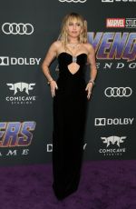 MILEY CYRUS at Avengers: Endgame Premiere in Los Angeles 04/22/2019