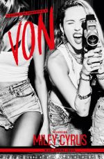 MILEY CYRUS for Von Magazine, Cinema Issue