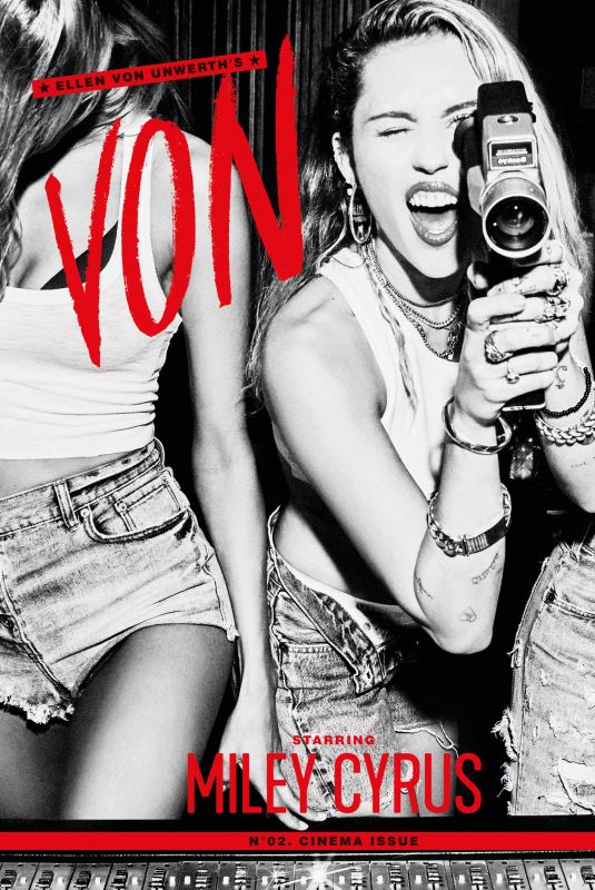 MILEY CYRUS in Von Magazine, May 2019