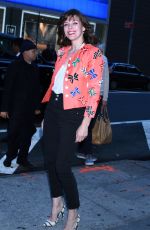 MILLA JOVOVICH Arrives at Good Morning America in New York 04/10/2019