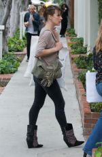 MILLA JOVOVICH Shopping at Isabel Marant in West Hollywood 04/04/2019