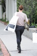 MILLA JOVOVICH Shopping at Isabel Marant in West Hollywood 04/04/2019