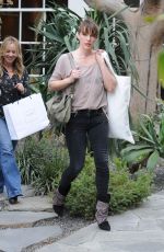 MILLA JOVOVICH Shopping at Isabel Marant in West Hollywood 04/04/2019
