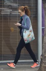 MIRANDA OTTO Out Shopping in Beverly Hills 04/16/2019