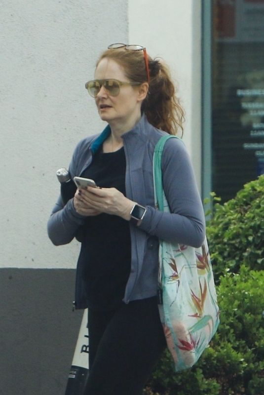 MIRANDA OTTO Out Shopping in Beverly Hills 04/16/2019