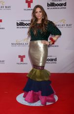 MIRELLA CESA at 2019 Billboard Latin Music Awards Press Room in Las Vegas 04/25/2019