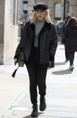 MOLLIE KING Out and About in London 04/04/2019