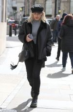 MOLLIE KING Out and About in London 04/04/2019