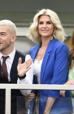 NADINE MULKERRIN, NIKKI SANDERSON and SARAH JAYNE DUNN at Grand National Ladies Day at Aintree Racecourse 04/05/2019