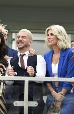 NADINE MULKERRIN, NIKKI SANDERSON and SARAH JAYNE DUNN at Grand National Ladies Day at Aintree Racecourse 04/05/2019
