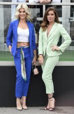 NADINE MULKERRIN, NIKKI SANDERSON and SARAH JAYNE DUNN at Grand National Ladies Day at Aintree Racecourse 04/05/2019
