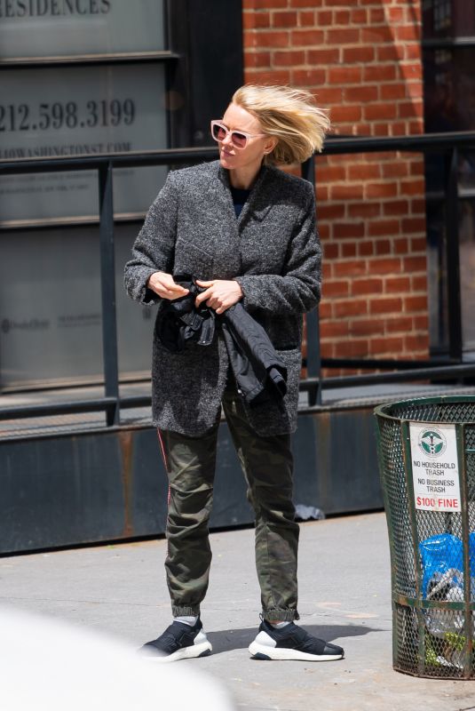NAOMI WATTS Out and About in New York 04/27/2019