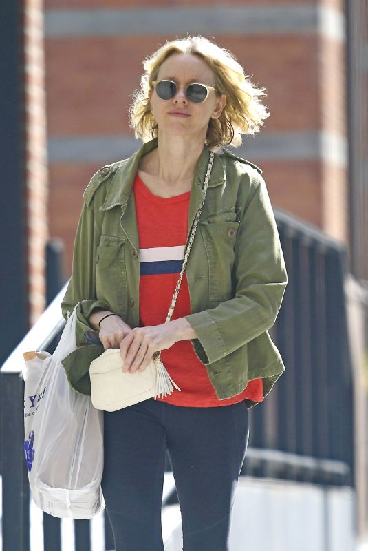 NAOMI WATTS Out in New York 04/14/2019